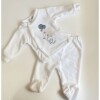 Conjunto Pantalon y Batita Blanco