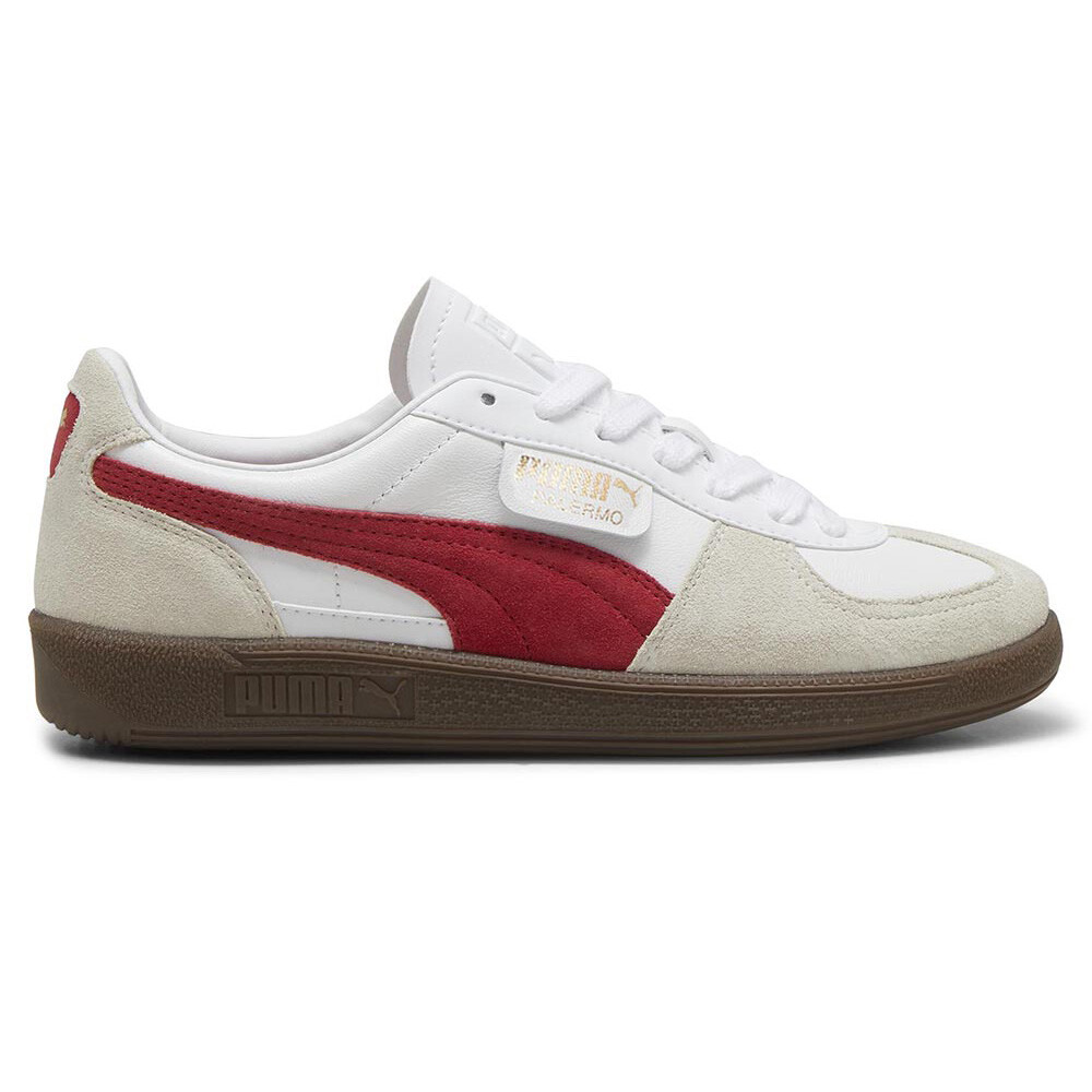 Palermo Lth - Hombre White Vapor-Gray Club Red