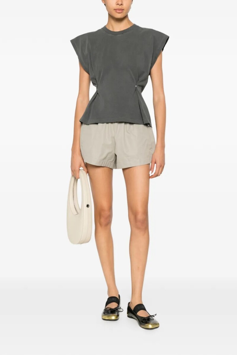 REMERA ZERO WASTE ADJUSTABLE Gris