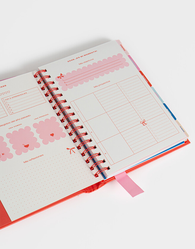 Agendas y Calendarios Estampados Agenda A5 2026 - Combinacion Bicolor