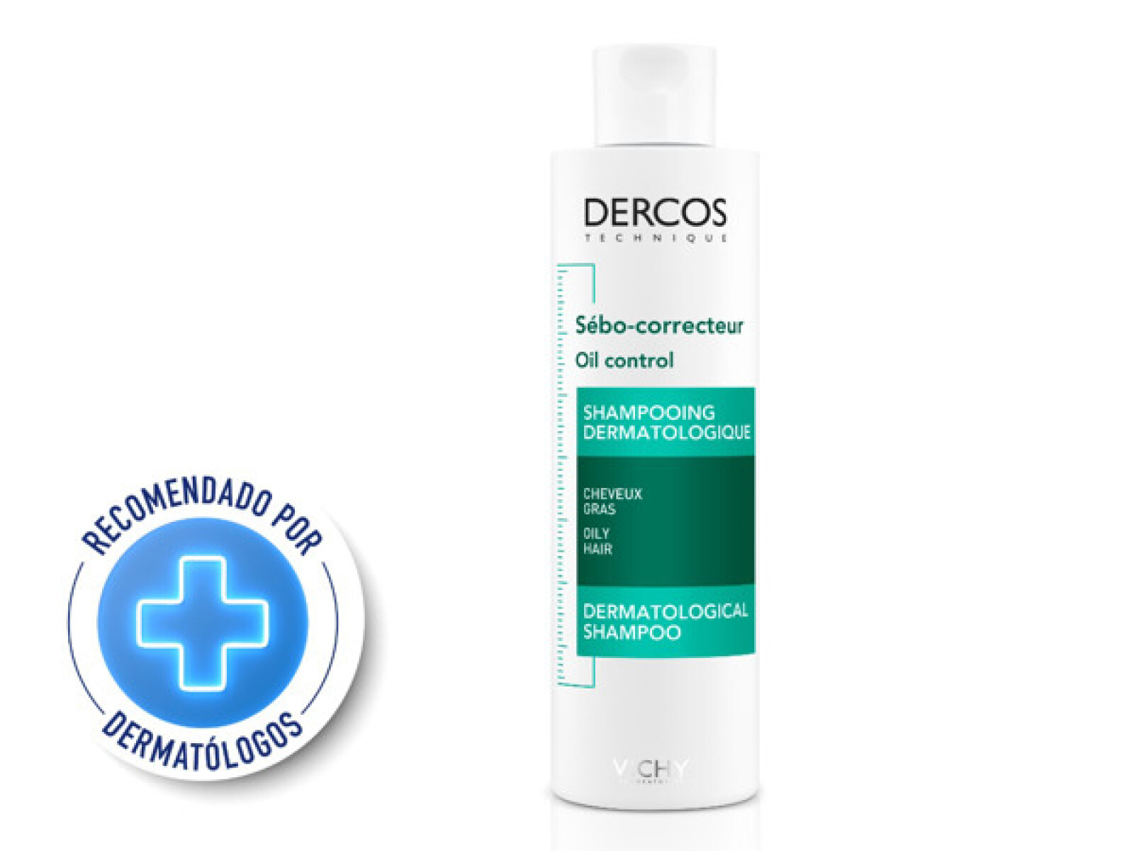 Dercos Shampoo Tratamiento Cabello Graso 200ml 