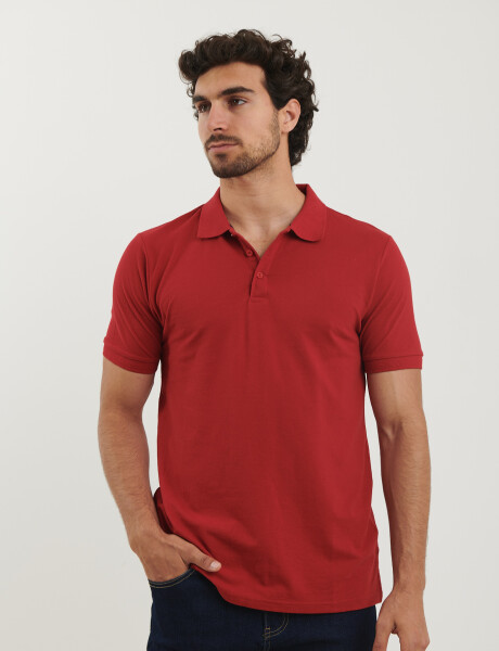 520302 REMERA HARRINGTON URBAN Rojo Oscuro