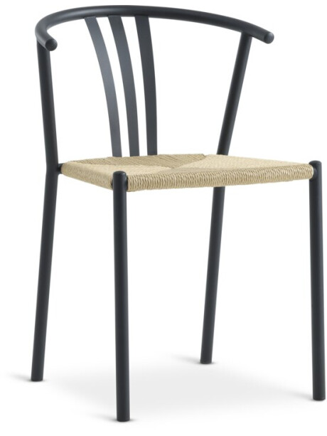 Silla de comedor JYDERUP negro/natural Silla de comedor JYDERUP negro/natural