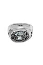 White Stone Superstar Signet Plata
