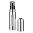 Frasco Mini Botella Recargable De Perfume Portátil X 5 Variante Color Plateado
