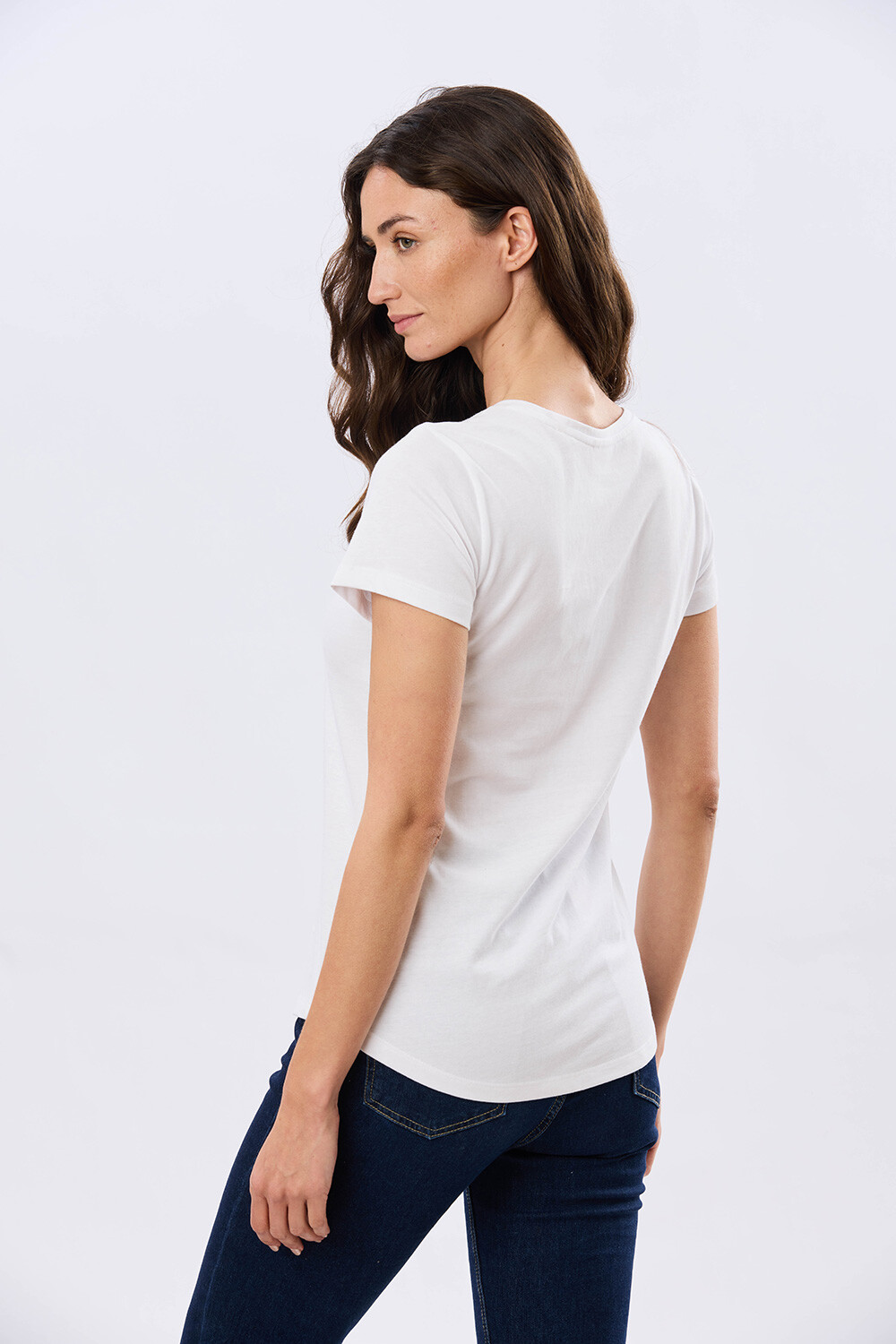 REMERA ESTAMPADA DE ALGODÓN Blanco