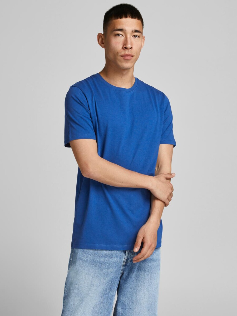 Camiseta Básica De Algodón Orgánico - Classic Blue 