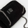 Bandolera Connie En Efecto Cuero Obejita Negro
