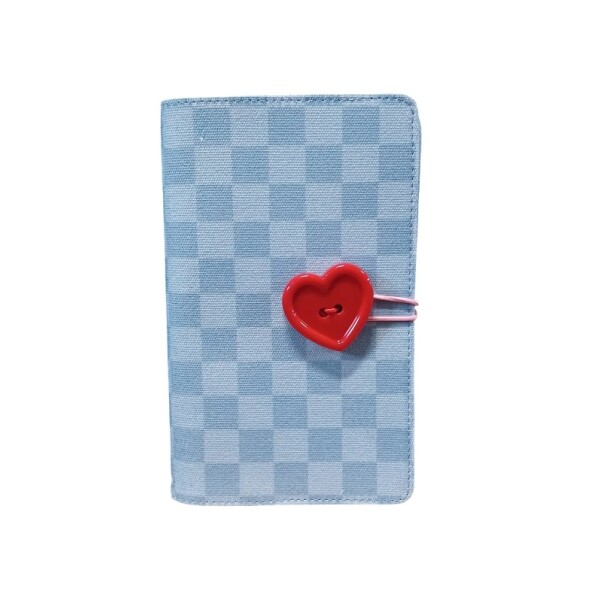 Cuaderno botón rojo