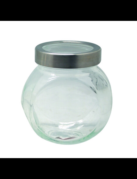 RECIPIENTE REDONDO 650ML C/ TAPA METAL. D13XH9CM RECIPIENTE REDONDO 650ML C/ TAPA METAL. D13XH9CM