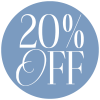 20% OFF FERIADO