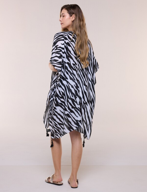 Kimono Zebra NEGRO/BLANCO