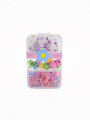 SET GOMITAS Y BROCHES LILA