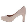 Zapatos Vizzano Punta Redonda de Mujer - 1840.301-7286 Beige