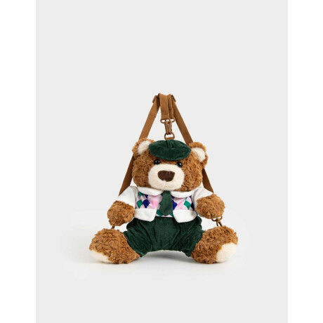 Mochila Infantil Osito Marron Camel