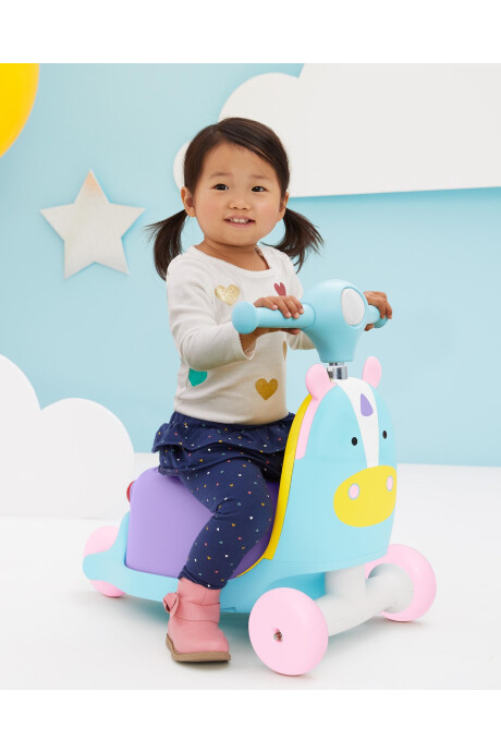 Andador, buggy y monopatín 3 en 1, diseño unicornio Andador, buggy y monopatín 3 en 1, diseño unicornio