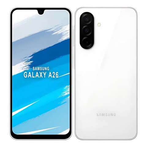 Celular Samsung Galaxy A26 5G 6.7" 8GB 256GB Blanco Celular Samsung Galaxy A26 5G 6.7" 8GB 256GB Blanco