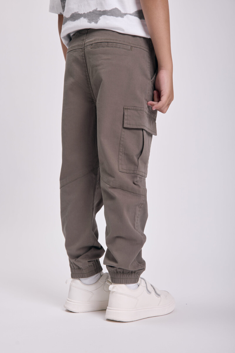 Pantalón jogger cintura elástica Verde Militar