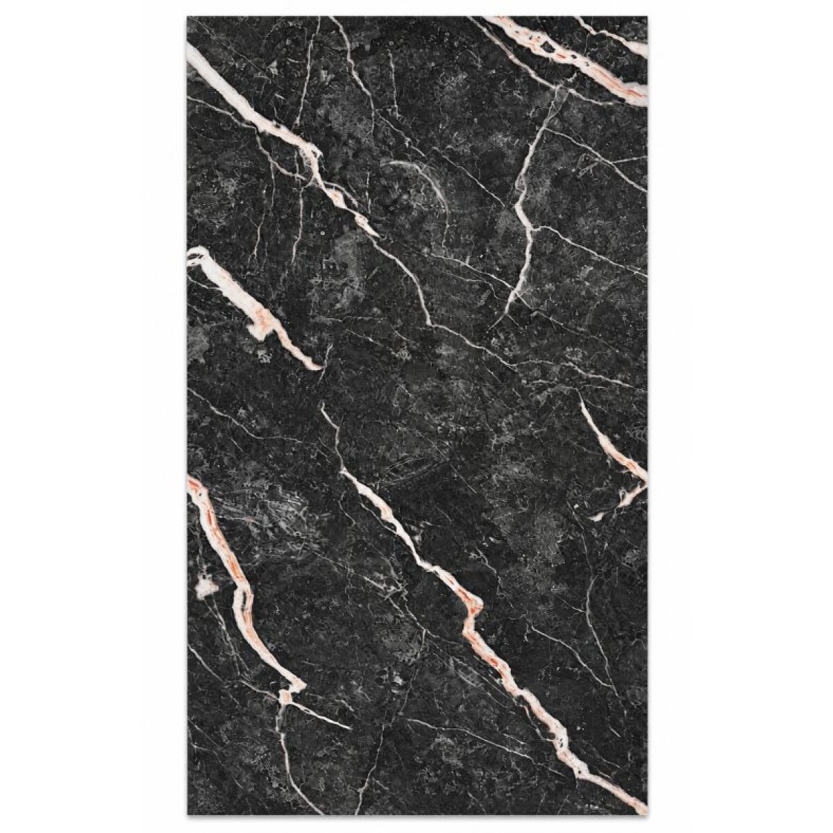 Placa PVC marmol 1,22x2,44m negro c/gris DY2425