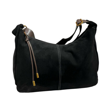 Cartera agamuzada Gillian Negro