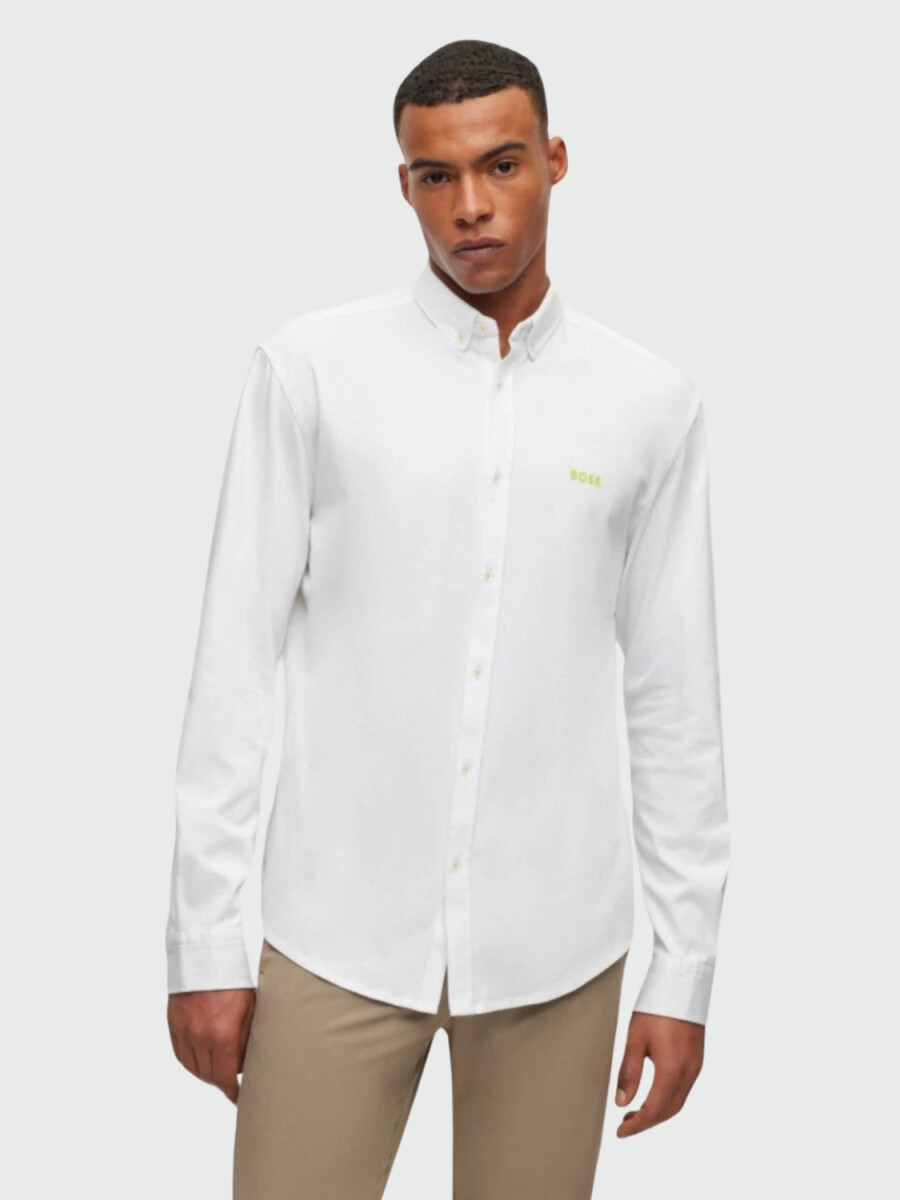 Hugo Boss -Camisa Casual, regular fit, BIADO - Blanco 