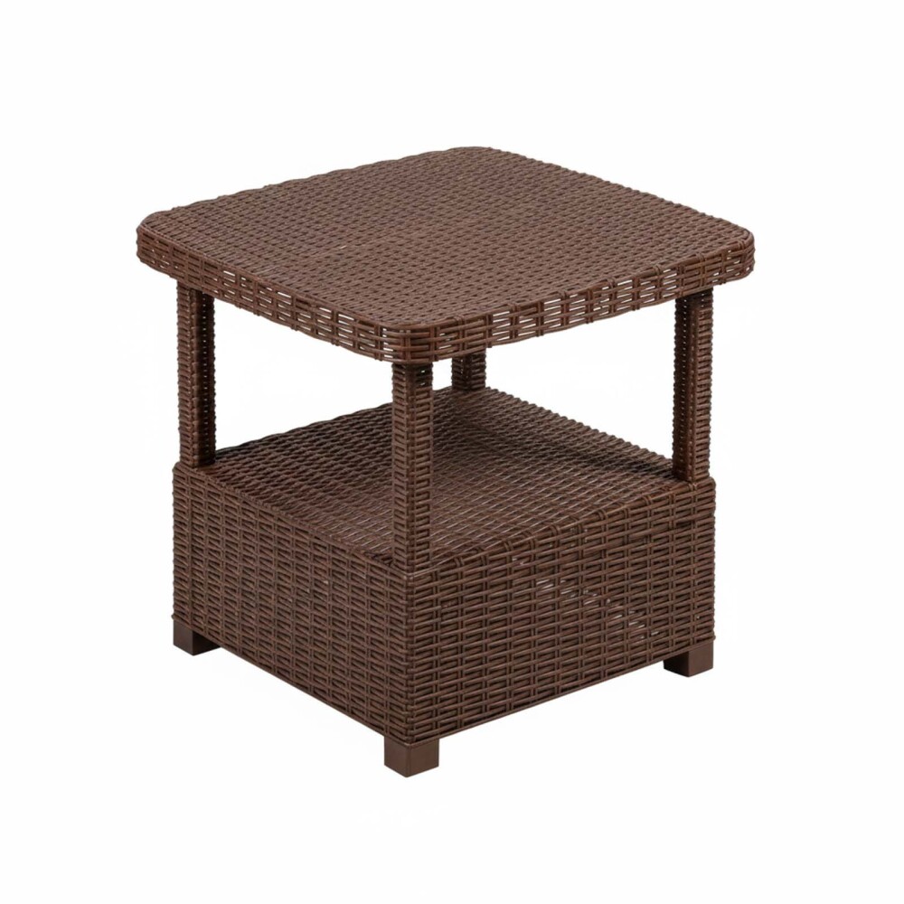 SET TERRAZA POLIPROPILENO MARRON MADRID