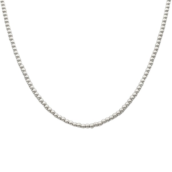 Cadena eslabón Bolas - Plata 925 - Sin Piedra - CD3268 sinpiedra