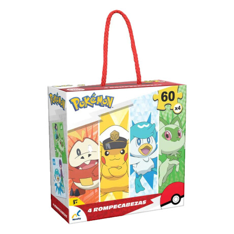 Puzzle Pokemon 4 en 1 Puzzle Pokemon 4 en 1