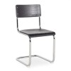 Silla de Comedor Metal Cromado - Impala Negro