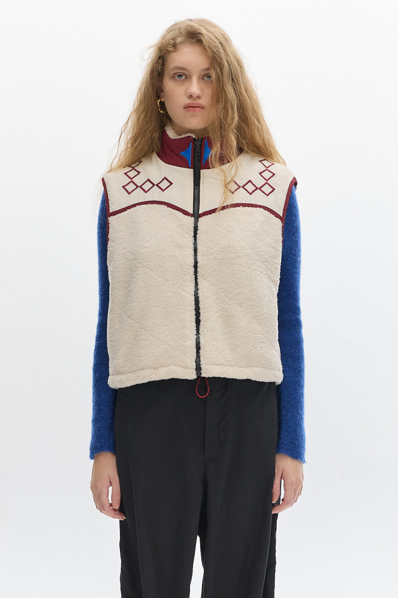 Chaleco Montana Crema