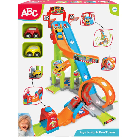 Pista de autos Jays Jump y Fun Tower Dickie Toys ABC Pista de autos Jays Jump y Fun Tower Dickie Toys ABC
