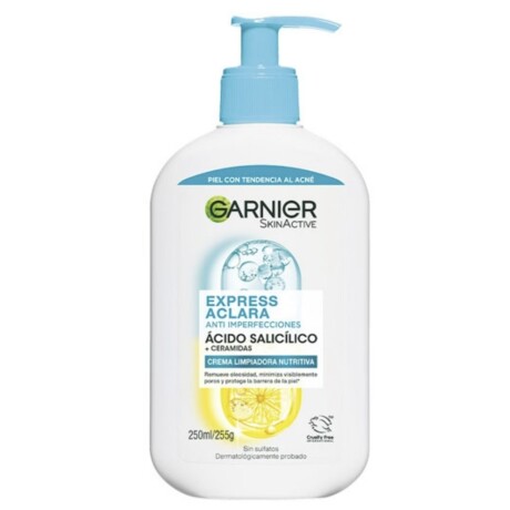 Crema Limpiadora Garnier Nutritiva Express Aclara Anti Imperfecciones 250ml Crema Limpiadora Garnier Nutritiva Express Aclara Anti Imperfecciones 250ml