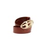 Cinturones Urbano Unisex B-1Dr W Belt Marron/Dorado