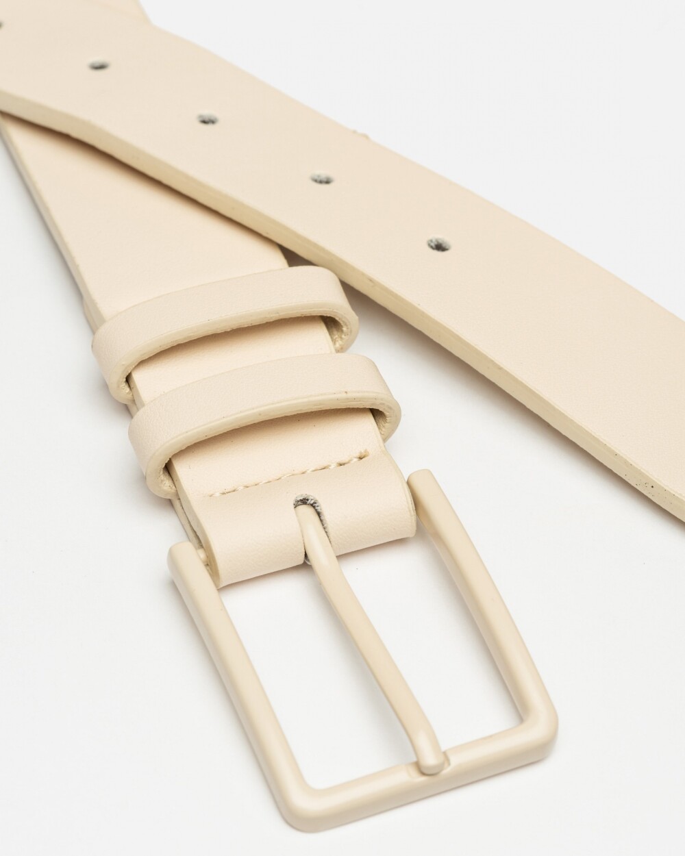 Cinturon Africa en efecto cuero Natural