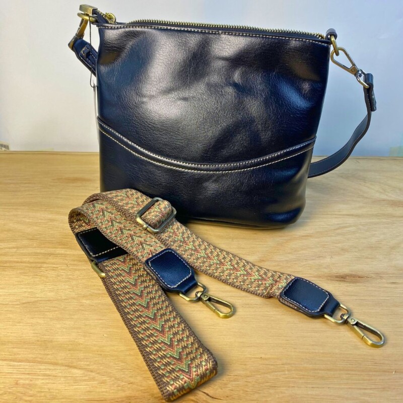 Cartera Cuerina Wanna Negro