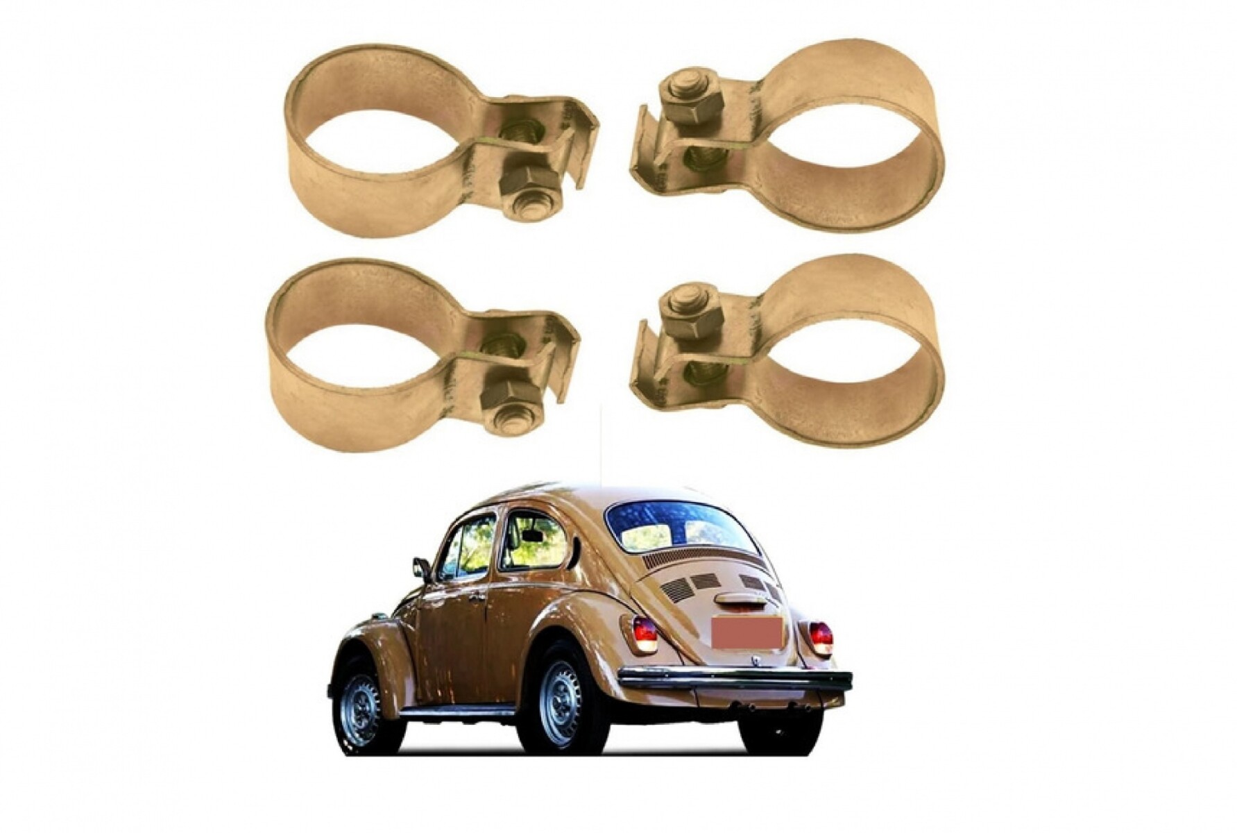 ABRAZADERA DE ESCAPE FUSCA 1600 
