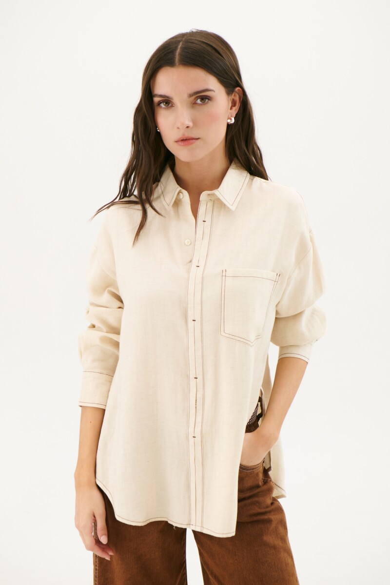 CAMISA MILAN BEIGE