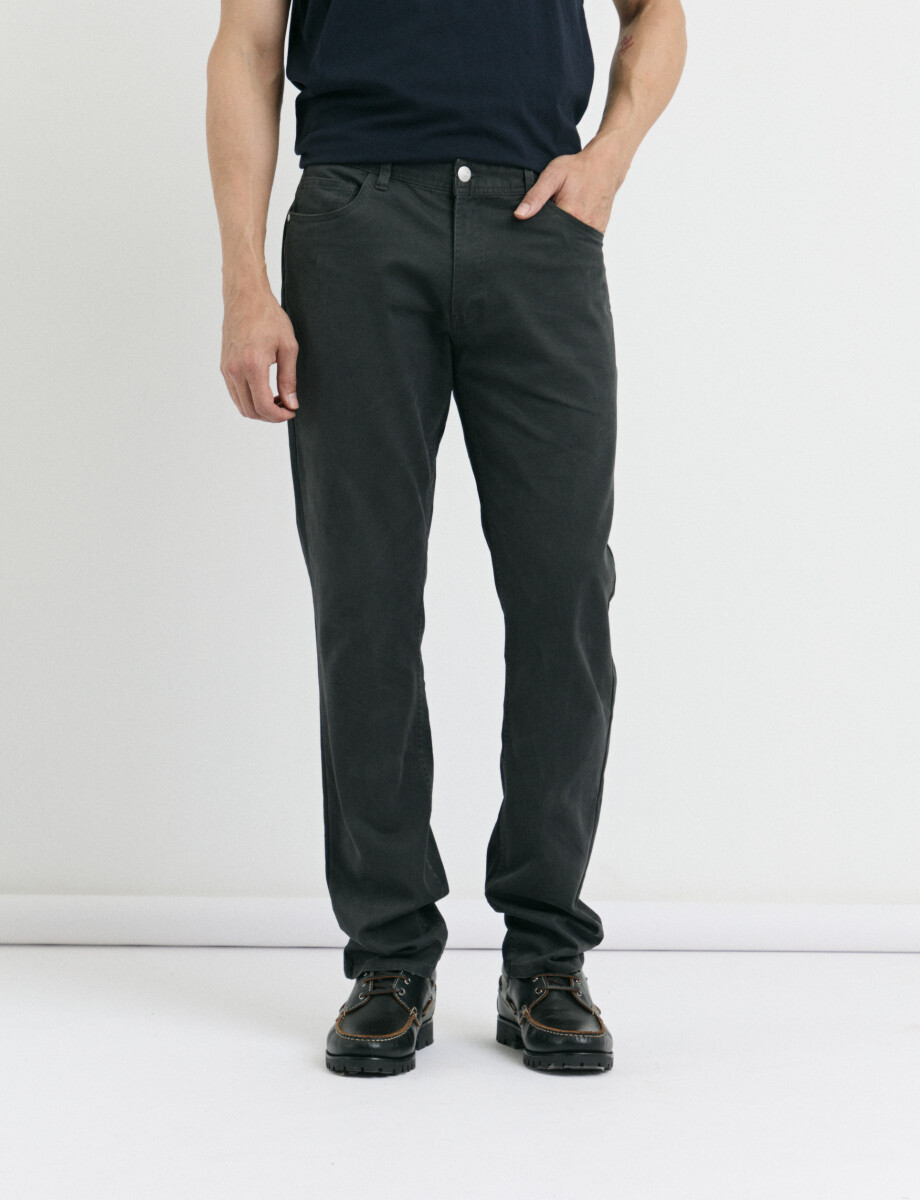 080421 PANTALÓN 5 BOLSILLOS HARRY Gris Oscuro