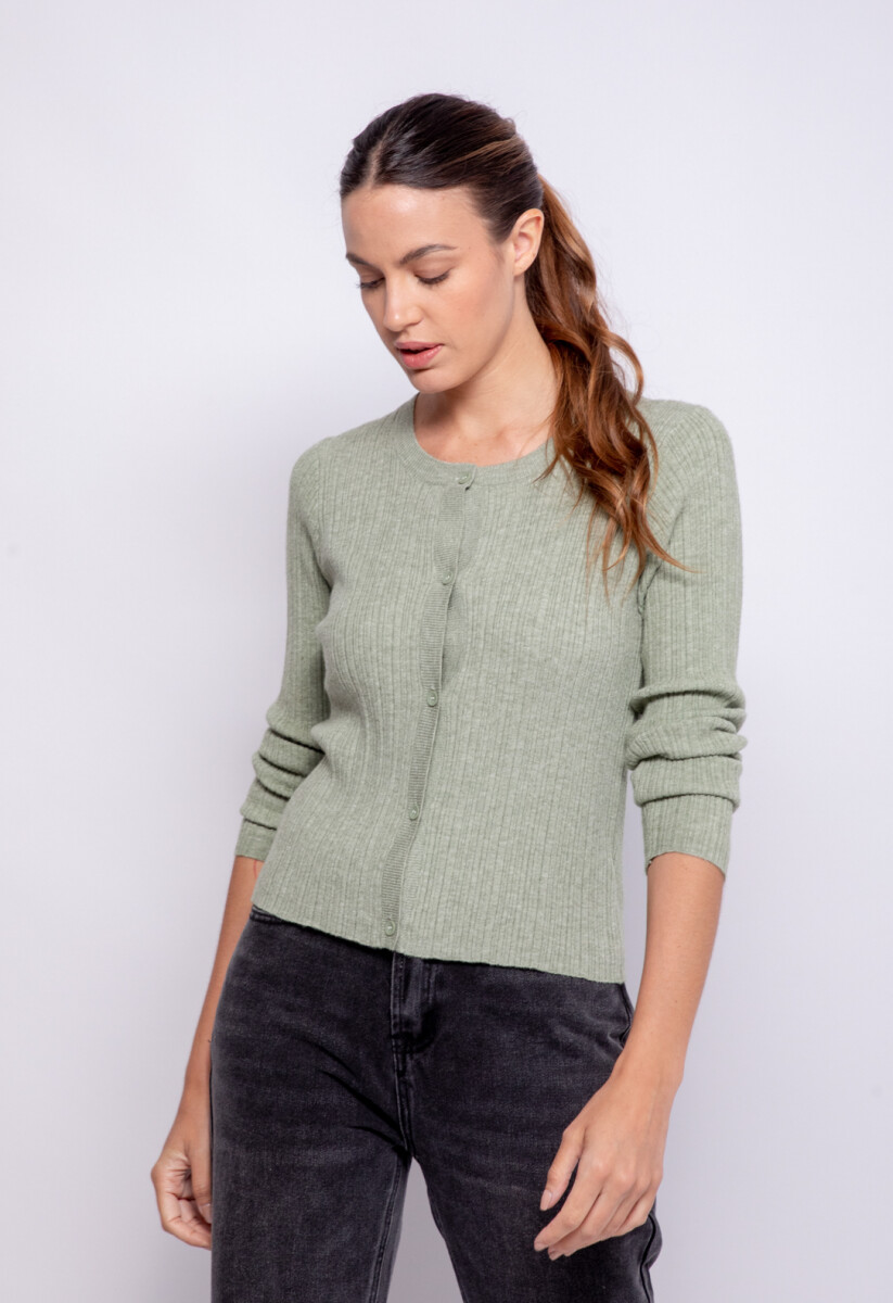 CARDIGAN MARTINA - Verde Seco 