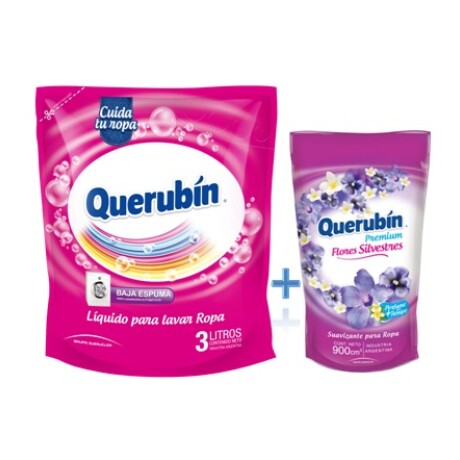 Pack Querubín Jabón para Lavar Ropa 3L + Suavizante 900ML 001
