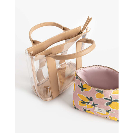 Set De Portacosméticos Estampado Flores