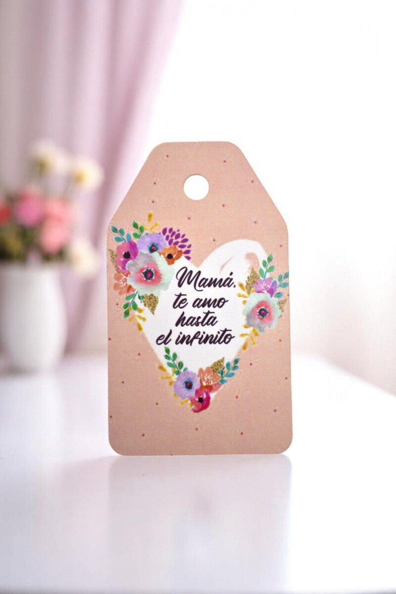 Tag colgante día de la madre - DISEÑO 4 