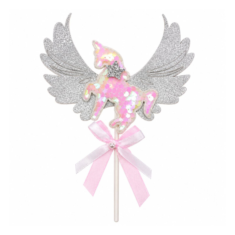 Topper Unicornio Rosado