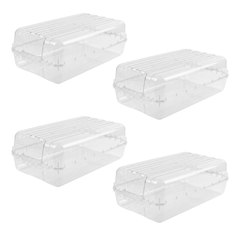 Setx 4 Caja de Zapatos TRANSPARENTE
