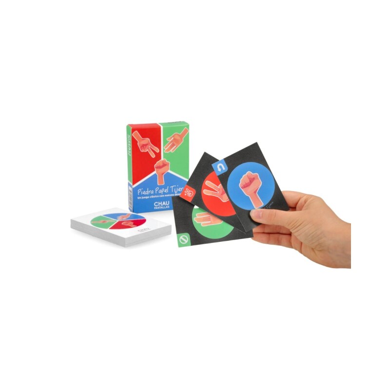 Juego de cartas Piedra papel Tijera Juego de cartas Piedra papel Tijera