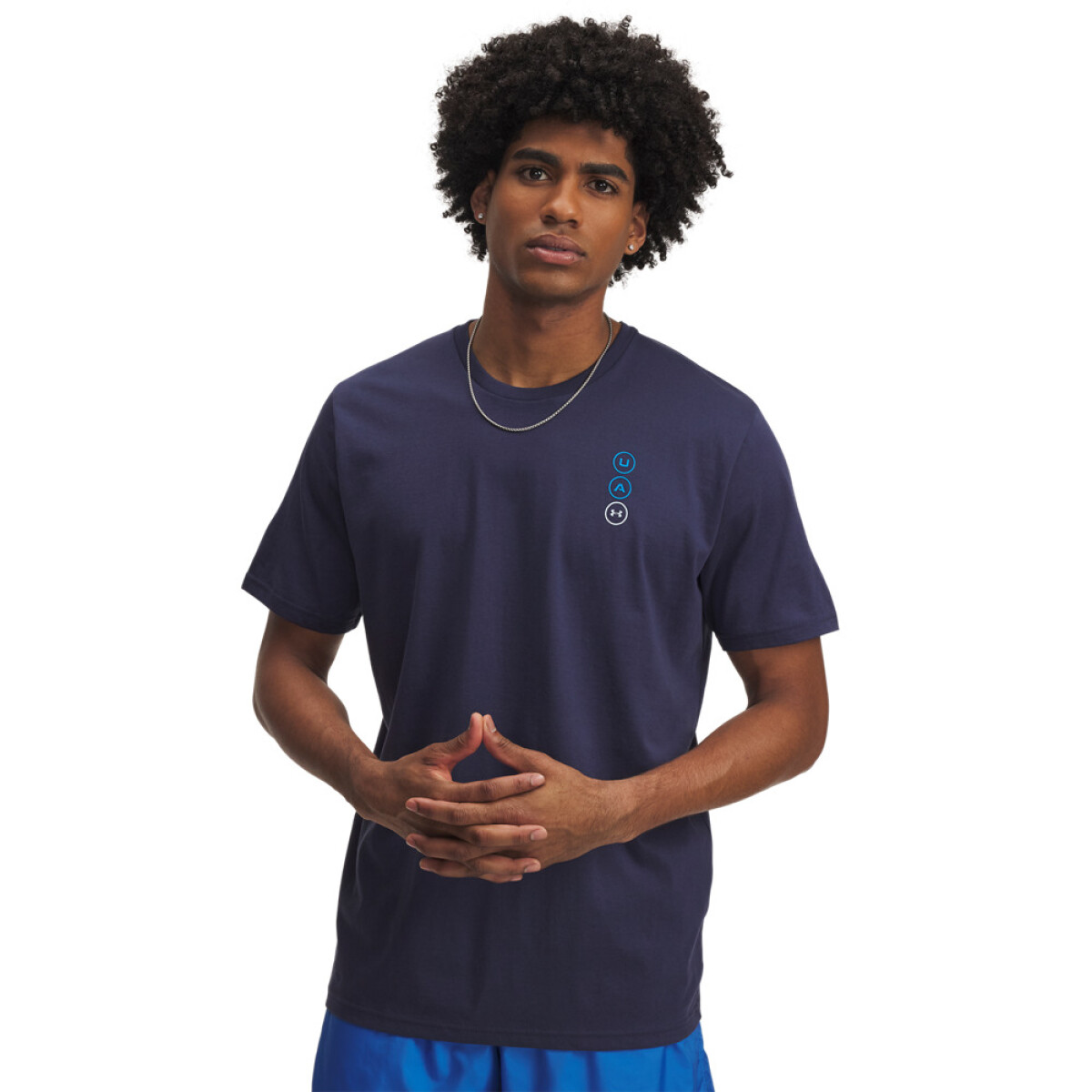 UA CIRCLE LOGO STACK SS-BLU - BLU-403 