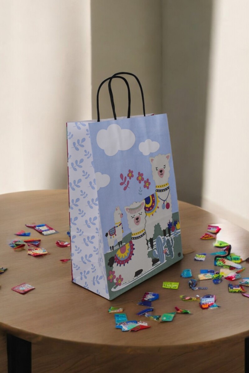 Bolsa fantasia luna 22x10x30 cm. - LLAMAS 