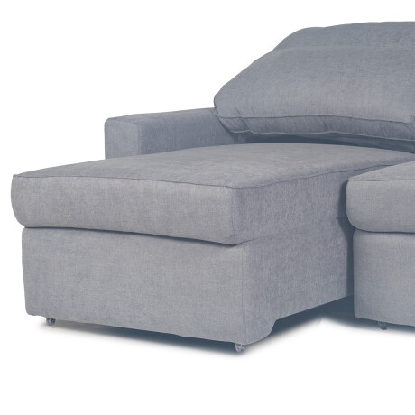 Sofá Austin (Retráctil) - Tela Microfibra - 2 módulos FX4-13 (Gris)