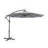 Sombrilla de Jardín 3.0m Gris