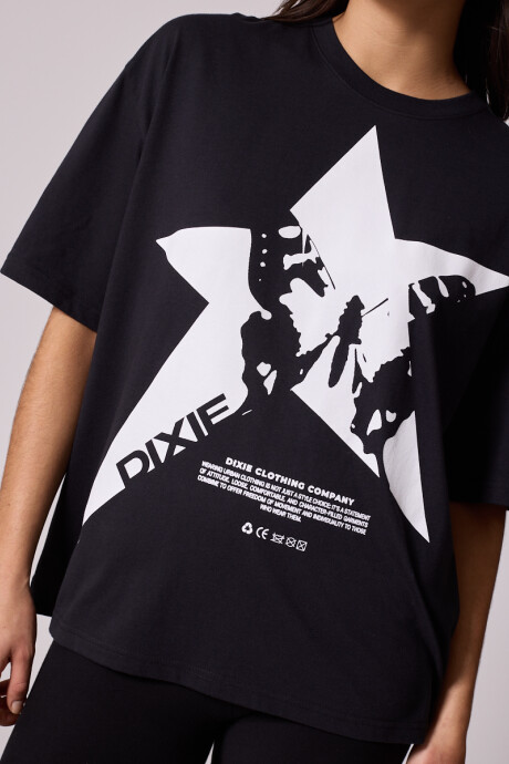 T-SHIRT BETY DIXIE Negro